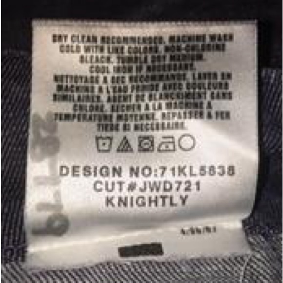 Joe’s Jeans Knightly Dark Wash Wide Straight Leg Trouser Denim Jeans Size 28 - Picture 7 of 7